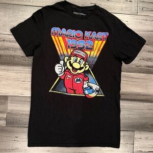 Nintendo Black T-Shirt with Mario Kart 1992 Graphic